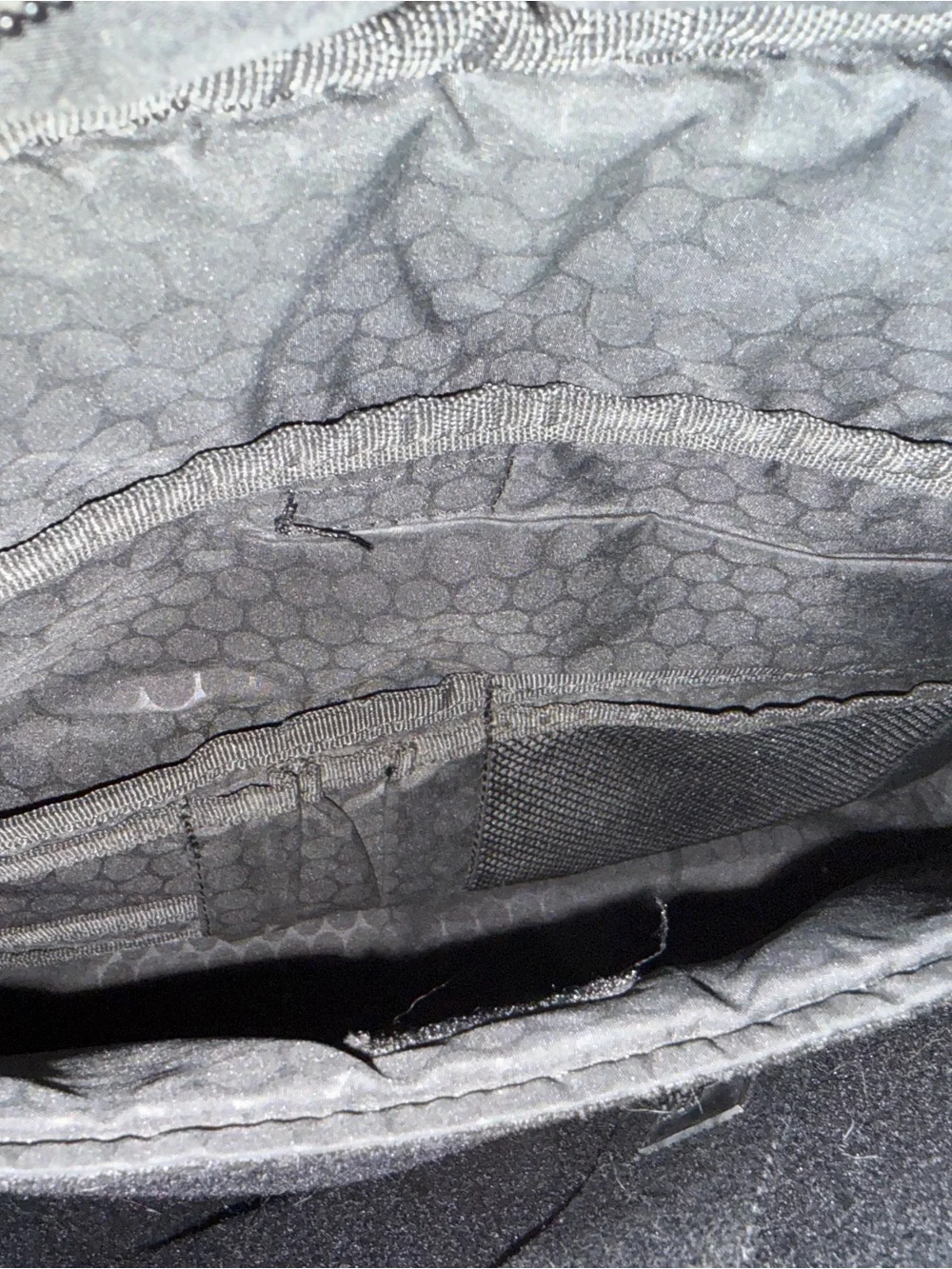 HEX for Westelm 16” Padded Laptop Messenger Bag Gray/Black